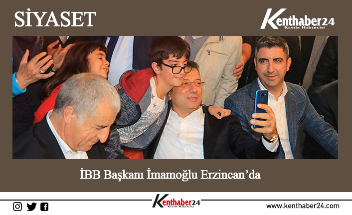 İBB Başkanı İmamoğlu Erzincan’da esnafla buluştu İstanbul Büyükşehir Belediye (İBB) Başkanı Ekrem İmamoğlu, Erzincan’da Yeraltı Çarşısında
