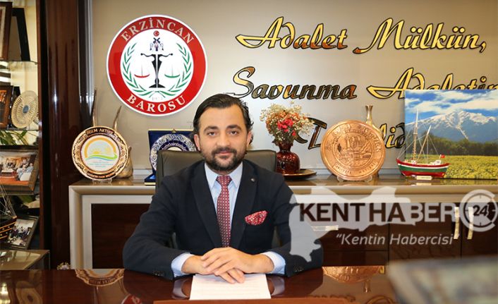 Erzincan Baro Başkanı Av. Âdem Aktürk, kendilerini “Düşünceye Özgürlük Girişimi”
