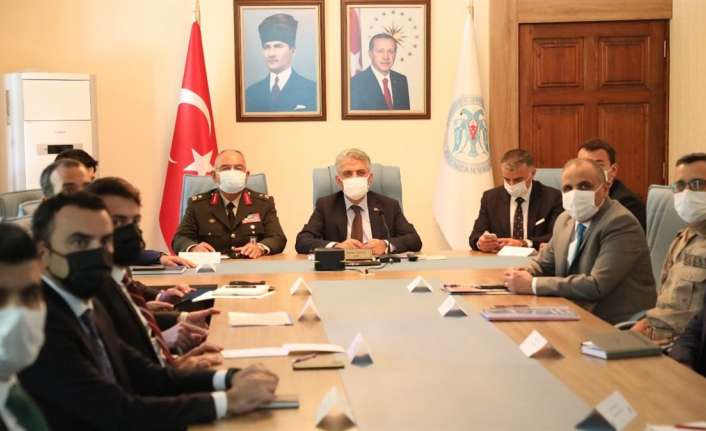 Erzincan’da İl Güvenlik ve Asayiş Koordinasyon toplantısı ile Kaymakamlar toplantısı