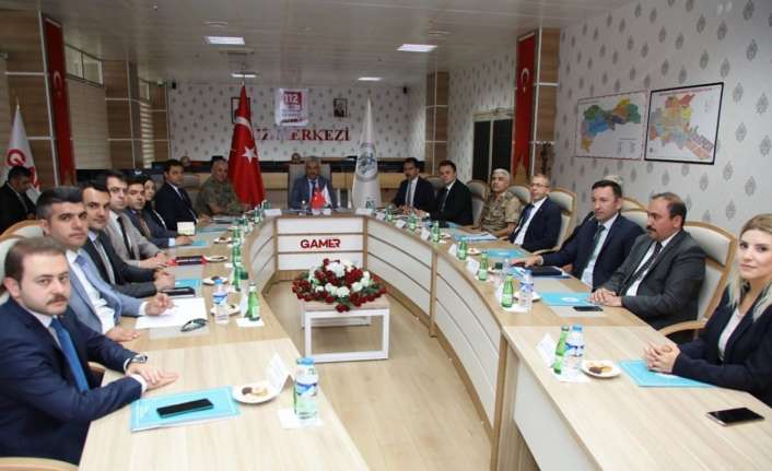 Erzincan’da İl Güvenlik ve Asayiş Koordinasyon toplantısı ile Kaymakamlar toplantısı