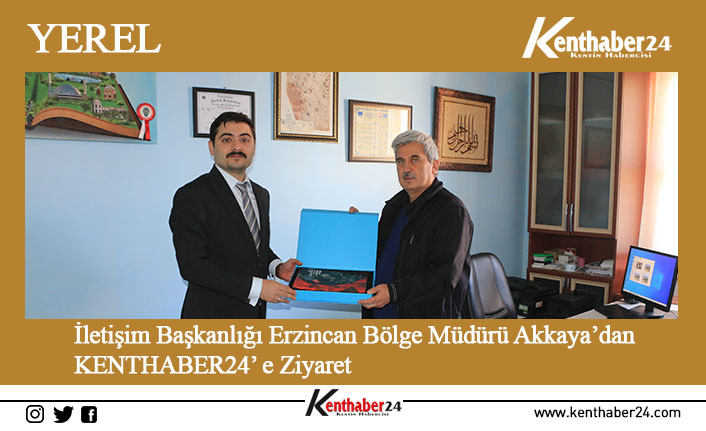 İletişim başkanlığı Erzincan Bölge Müdürü Metehan Akkaya Erzincan Kenthaber24 İnternet