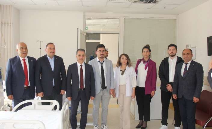 ERZİNCAN İL SAĞLIK MÜDÜRÜ DR. CİHAN TEKİN, KAYMAKAM CÜNEYT DEMİRKOL