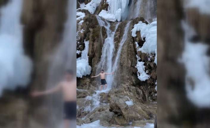 Erzincan’da doğa sevdalısı Selim Özgün, İskandinav kültürüne özenerek buz gibi