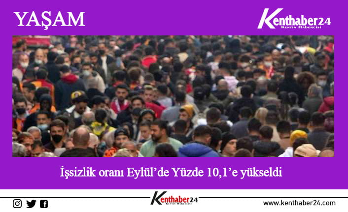 Türkiye İstatistik Kurumu (TÜİK) verilerine göre işsiz sayısı 2022 yılı