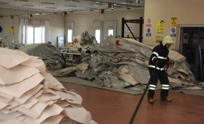 Erzincan’da İtfaiye Müdürlüğü Eğitim Amirliği tarafından Türk Kızılayı Erzincan Şubesi