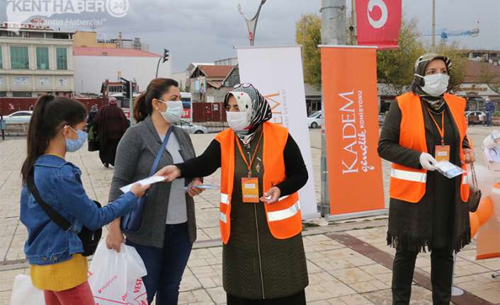 Kadın ve Demokrasi Derneği (KADEM) Erzincan Şubesi genç kadem üyesi