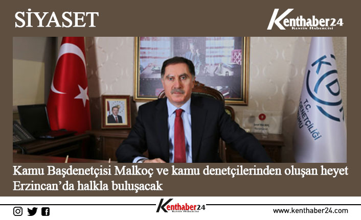 Kamu Başdenetçisi (Ombudsman) Şeref Malkoç ve kamu denetçilerinden oluşan heyet,