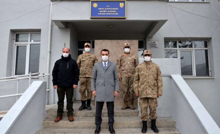 Tercan Kaymakamı Musa Kazım Çelik, İlçe Jandarma Bölük Komutanlığı Beşgöze