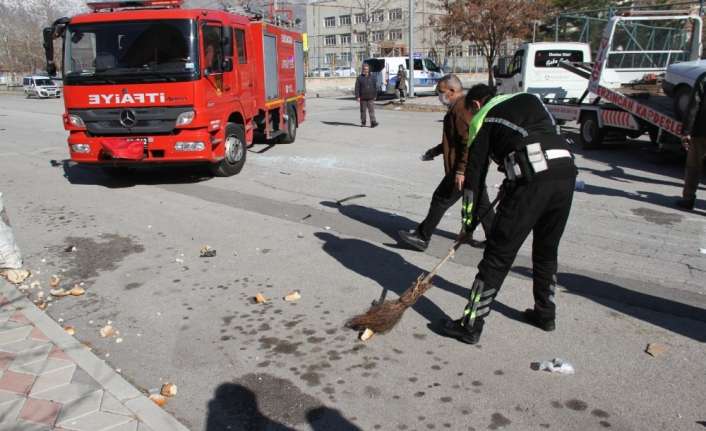 Erzincan da meydana gelen trafik kazasında 1 kişi yaralandı. Kaza