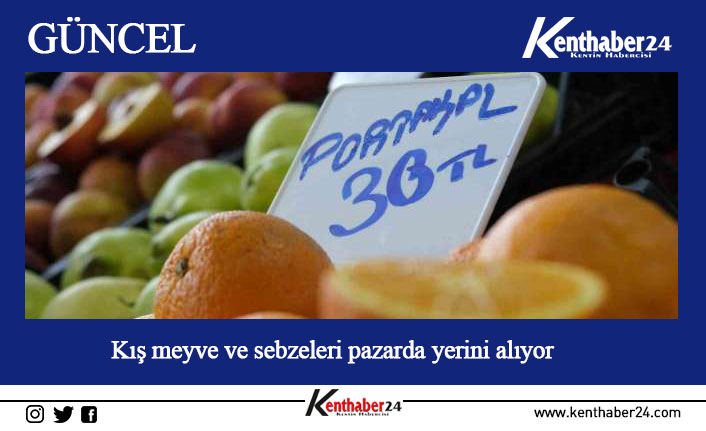 Havaların soğumaya başlamasıyla yaz sebzeleri azalırken, kış sezonu ürünleri pazarlarda