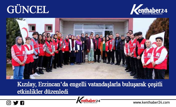 Türk Kızılayı Erzincan Şubesi Genç Kızılay gönüllüleri “7-14 Ocak Beyaz