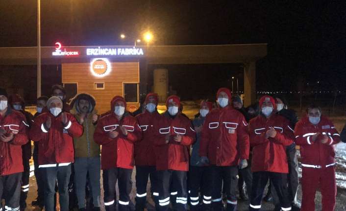 Kızılay İçecek Erzincan Fabrikası işçileri, maaş zammı ve özlük haklarında