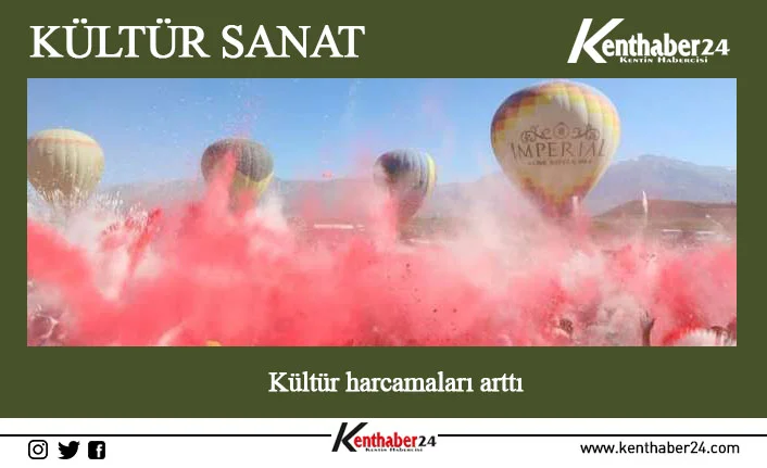 Türkiye’de kültür harcamaları yüzde 31,8 arttı.
