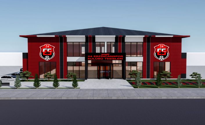 ANAGOLD 24Erzincansporun Vedat Çimen tesislerinde yapımı devam eden ve toplam