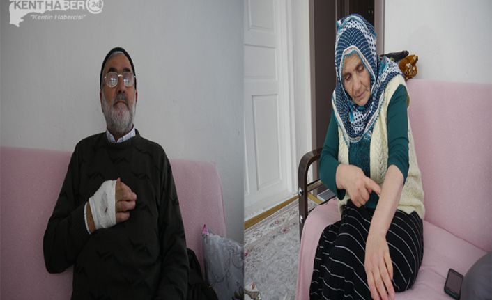 Erzincan'da yaşlı çiftin evine silahlı ve kar maskeli olarak giren