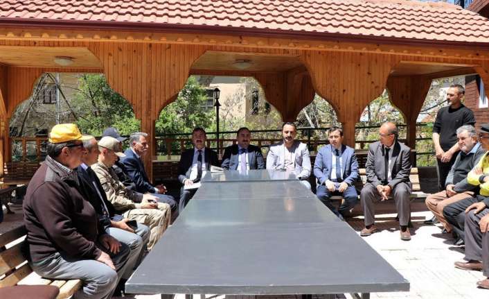 Erzincan’ın İliç ilçesinde her ay düzenli olarak yapılan vatandaşlarla buluşma
