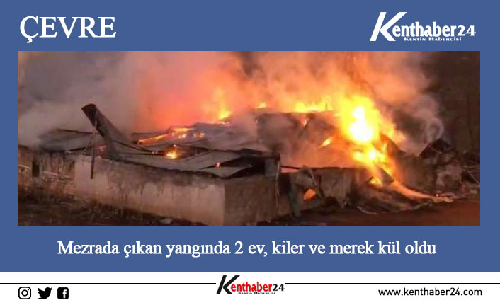 Erzincan’ın Tercan ilçesi Konarlı köyüne bağlı Oğuzlar Mezrasında sobadan sıçrayan