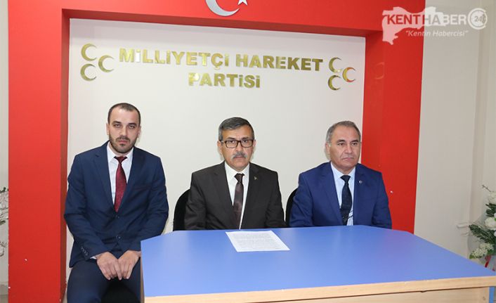 Milliyetçi Hareket Partisi Erzincan Merkez İlçe Başkanı Yavuz Selim İneç,