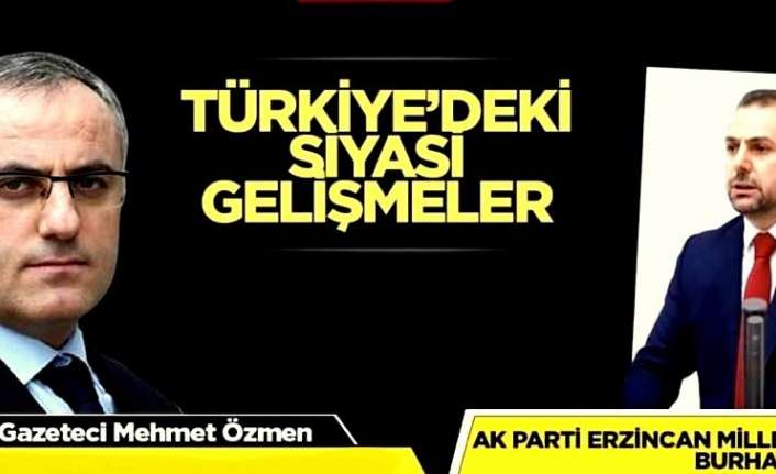 AK Parti Erzincan Milletvekili Burhan Çakır, Türkiye’nin korona virüs salgınıyla