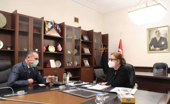 AK Parti Erzincan Milletvekili Burhan Çakır Ankara’da Bakanlıklara olan ziyaretlerini