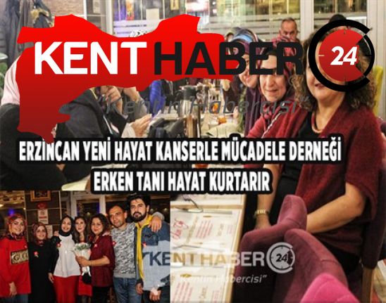 Erzincan Yeni Hayat Kanserle Mücadele Derneği üyeleri 4 Şubat Dünya