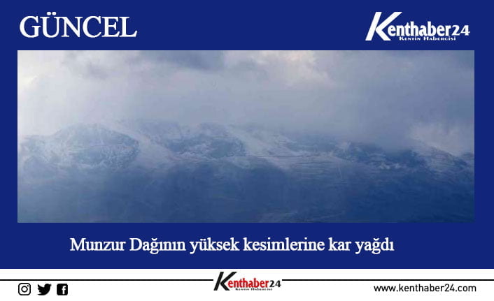 Erzincan ile Tunceli arasında bulunan 3463 rakımlı Munzur Dağlarının yüksek