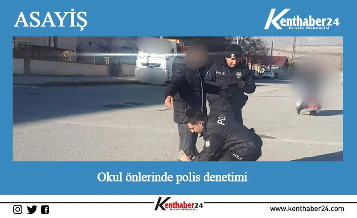 Erzincan’da polis ekipleri tarafından eğitim ve öğretimin güvenli bir ortamda