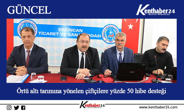 Tarım ve Orman Bakanlığınca örtü altı tarımı yapmak isteyen üreticilere