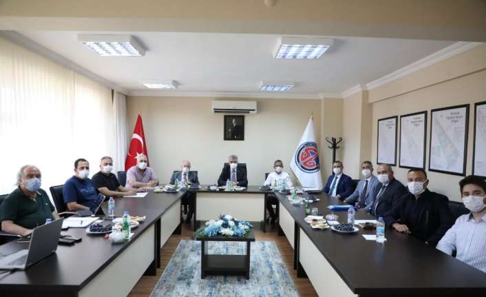 Organize Sanayi Bölgesi (OSB) yönetim kurulu toplantısı, Vali Mehmet Makas