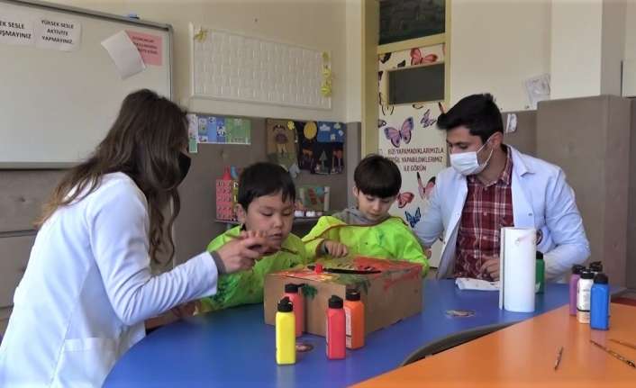 Erzincan’da Milli İrade Özel Eğitim Uygulama Okulu öğretmenleri tarafından hazırlanan