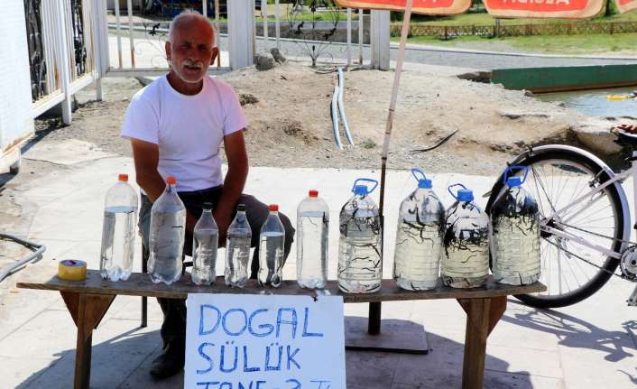 Erzincan’da yaşayan sülük satıcıları