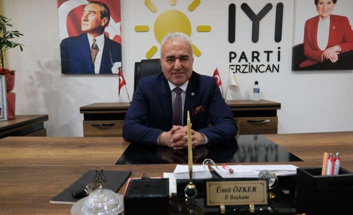 İYİ Parti Erzincan il balkanı Ümit Özker Kurban Bayramı dolayısıyla