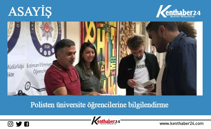 Erzincan Emniyet Müdürlüğü Bilgilendirme ve Önleme Faaliyetleri (BÖH) Büro Amirliği’ne