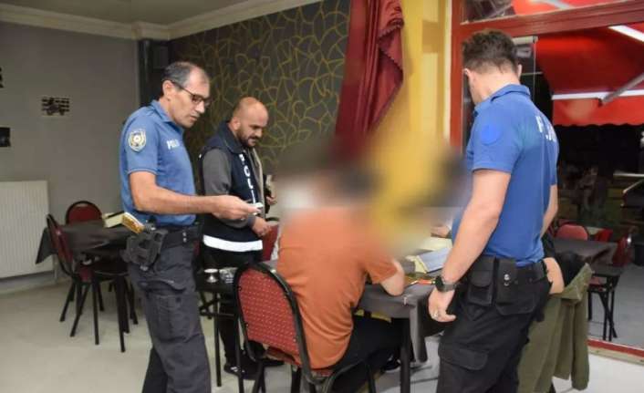 Erzincan Emniyet Müdürlüğü ekiplerince ’Yasadışı Bahis, Kumar, Tombala ve Oyun
