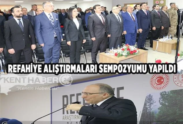 Refahiye Araştırma Sempozyumu Kültür ve Turizm Bakan Yardımcısı Ahmet Haluk