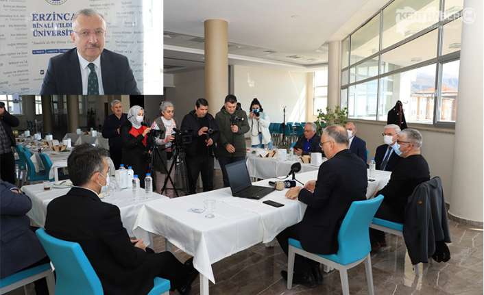 Erzincan Binali Yıldırım Üniversitesin kuruluşunun 15. Yılı Münasebetiyle Basın mensupları