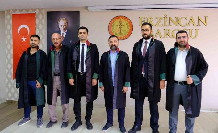 Stajlarını başarıyla tamamlayan yeni avukatlar için Erzincan Barosu çok amaçlı