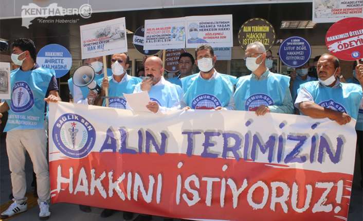 Sağlıkçılar toplu sözleşme öncesi taleplerini anlattı Erzincan Sağlık Sen Şubesi