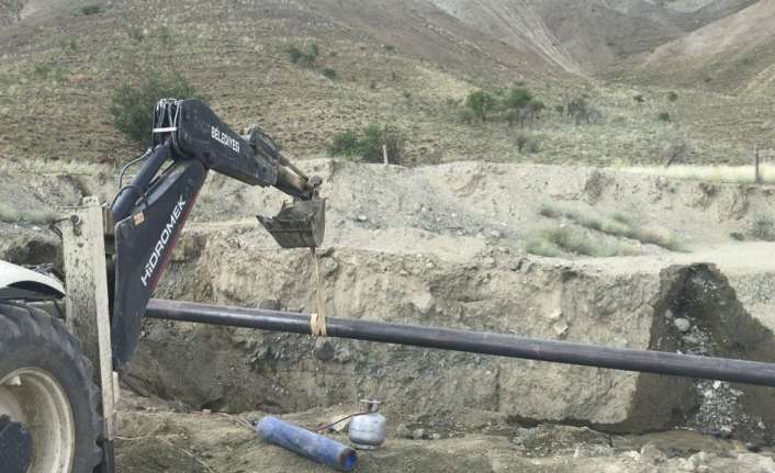 Erzincan’da geçtiğimiz hafta yaşanan sel felaketinde hasar gören su isale