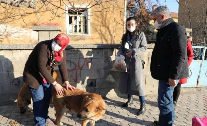 Erzincan’da hafta sonu uygulanan sokağa çıkma kısıtlamasında yiyecek bulmakta zorlanan