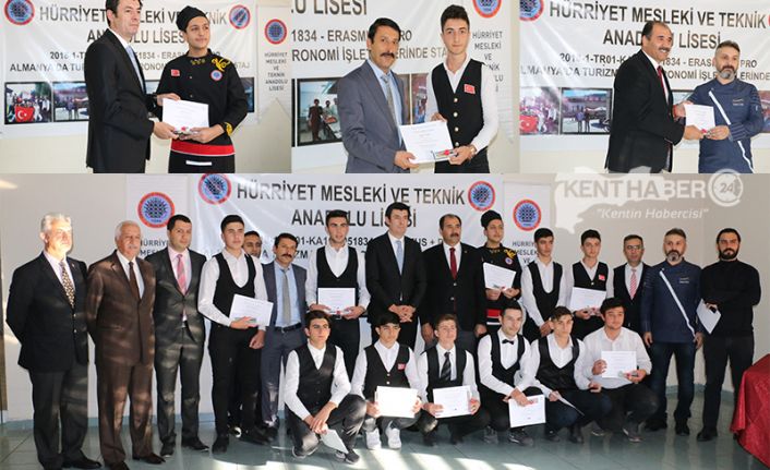 2018 yılında Erasmus + Pro kapsamında Almanya’da stajlarını tamamlayarak Erzincan’a