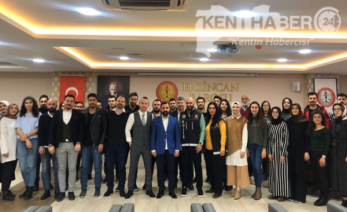 Seminer ve Eğitimlerini sıklıkla sürdüren Erzincan Barosu Stajyer avukatlara yönelik