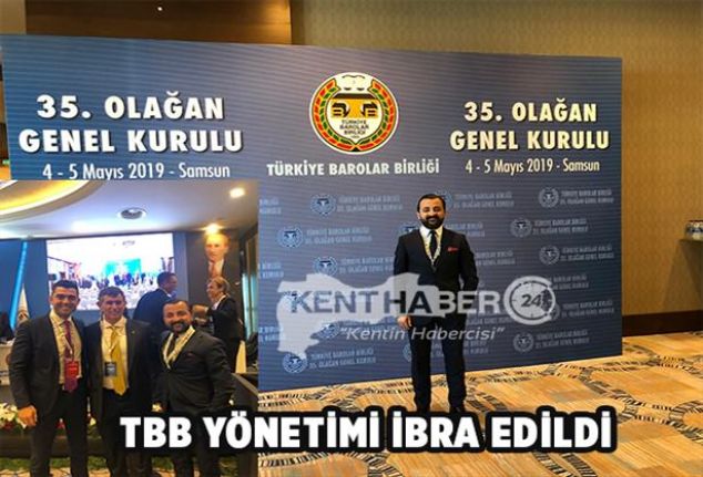 (TBB) 35. Olağan Mali Genel Kurulu Samsun'da yapıldı. Toplantıda yapılan
