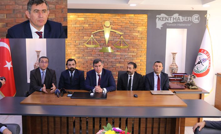 Erzincan’da bir dizi programa katılan Türkiye Barolar Birliği Başkanı Metin