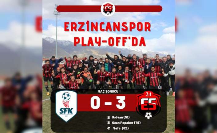 TFF 2. Lig Beyaz Gurupta mücadele eden ANAGOLD 24Erzincanspor ligin