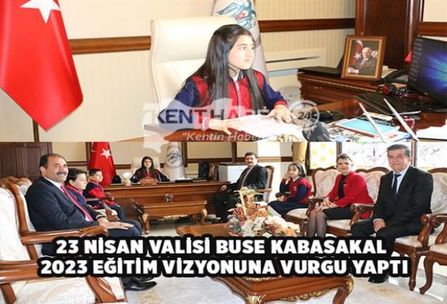 23 Nisan Ulusal Egemenlik ve Çocuk Bayramı nedeniyle Vali Ali