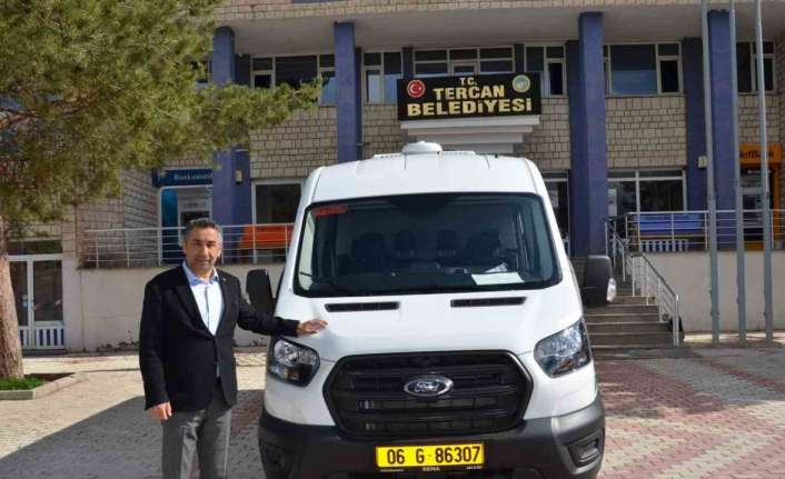 TERCAN İLÇESİNE YENİ BİR CENAZE ARACI ALINDI