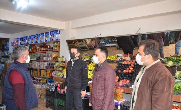 Erzincan’ın Tercan ilçesinde korona virüsle (covid-19) mücadele kapsamında yoğunlaştırılmış dinamik