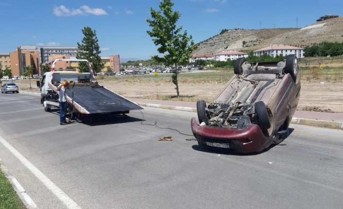 Erzincan’da meydana gelen trafik kazasında 1 kişi yaralandı.