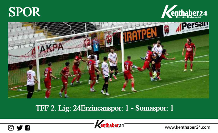 TFF 2. Lig Beyaz Grup’un 10. haftasında Somaspor’u evinde 24Erzincanspor